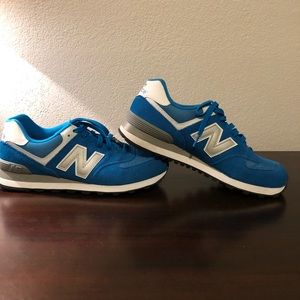 Bright blue and white NB
